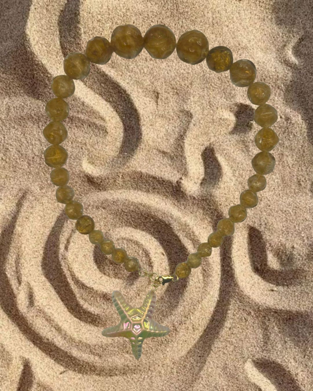 brown pearl one of a kind necklace