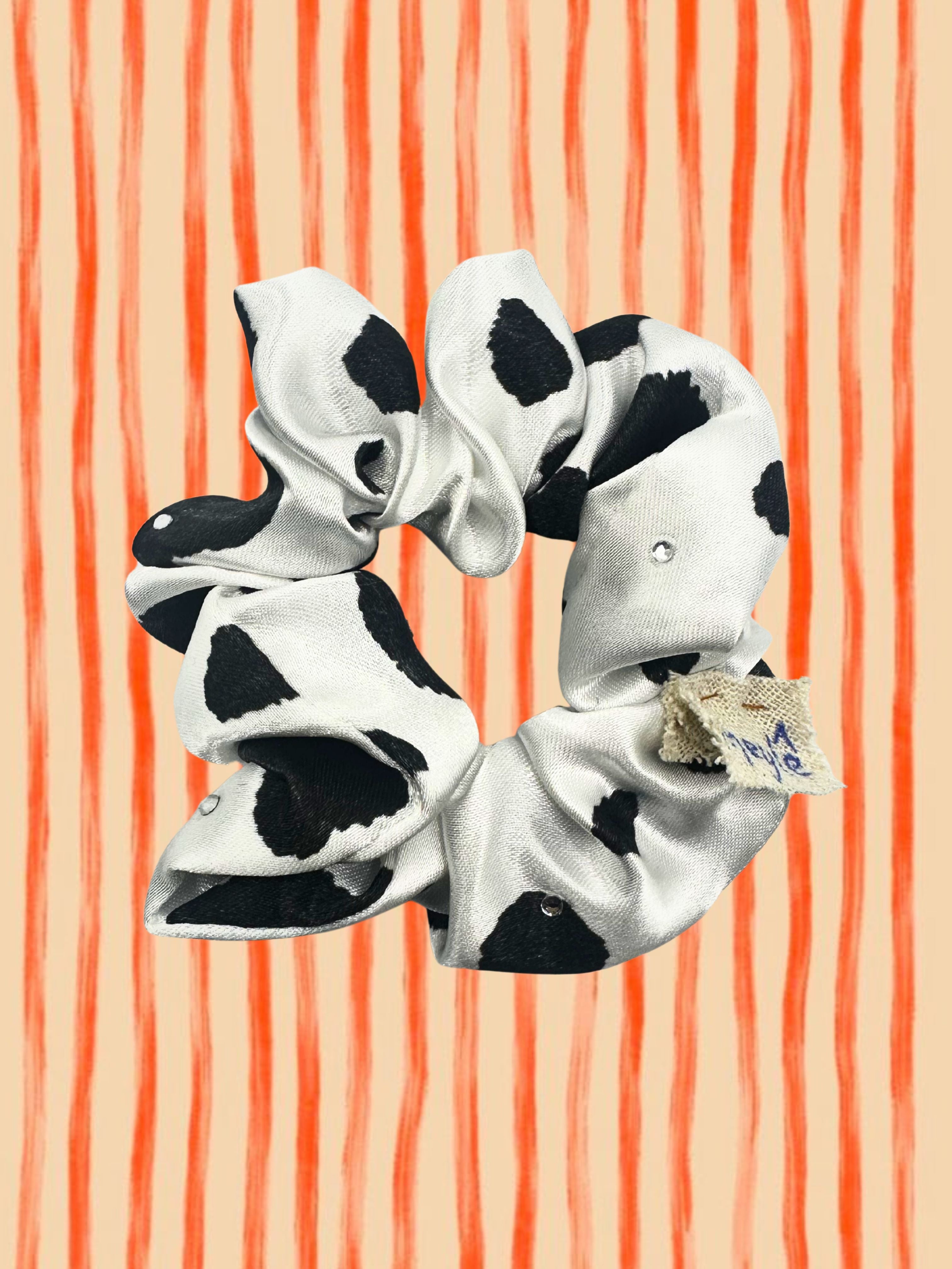 scrunchie with rhinestones